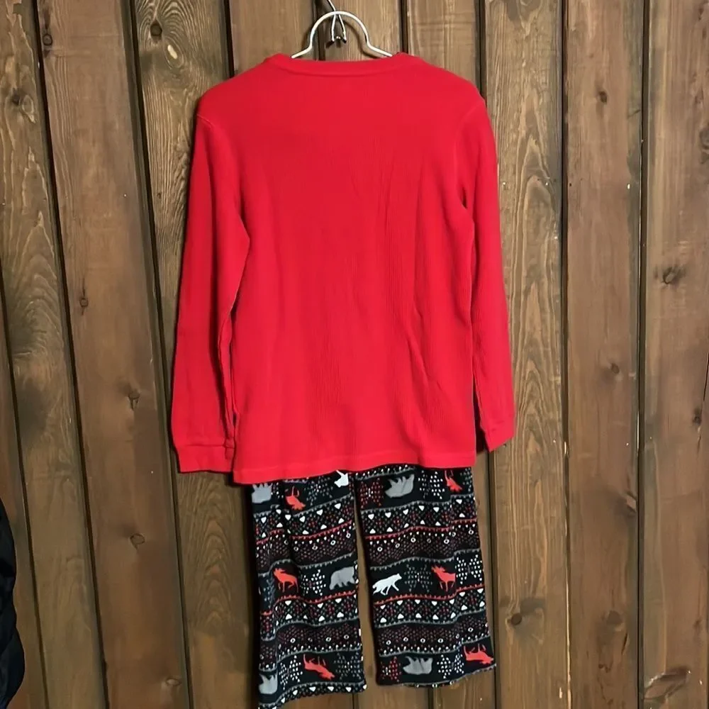 Youth boys size 10/12 winter pajama set.